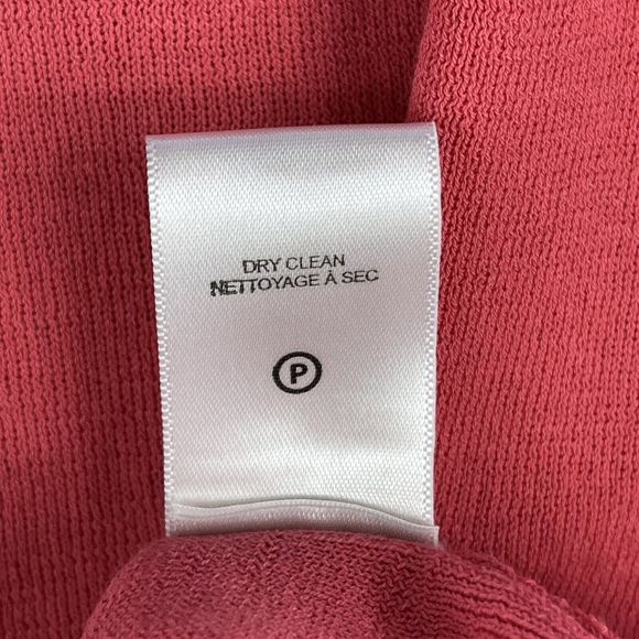 ALC Womens Sleeveless Tank Top  Women Size Large Coral Pink Cotton Round Neck - Picture 7 of 13